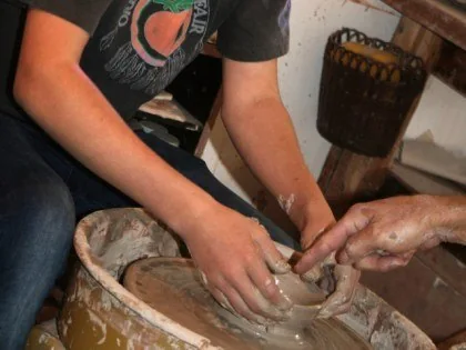 Daniels Family Pottery studio photo