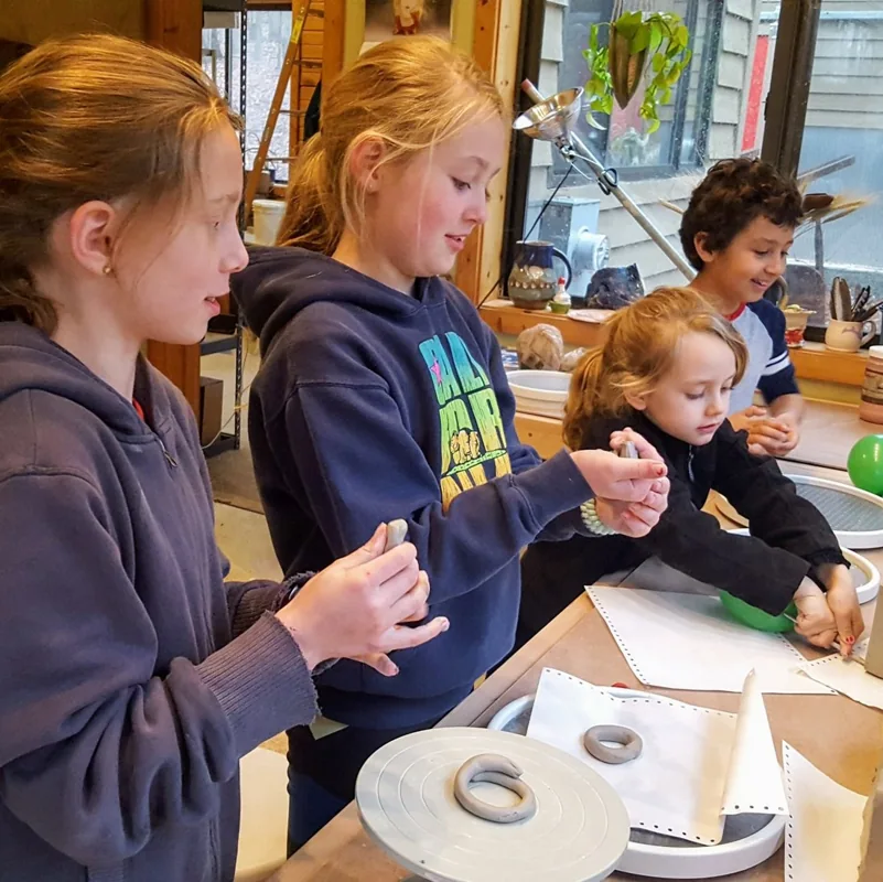 Julie Berkowitz Ceramics studio photo